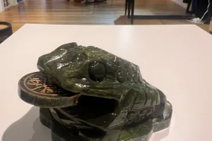 Green Jade Money Frog ( 565g )